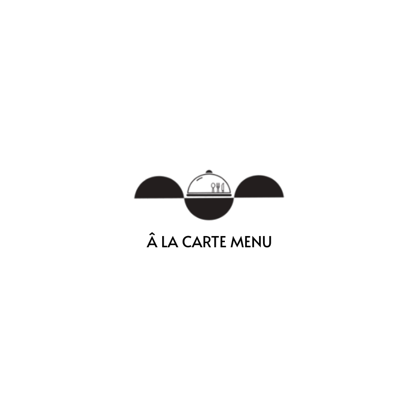 À La Carte Menu